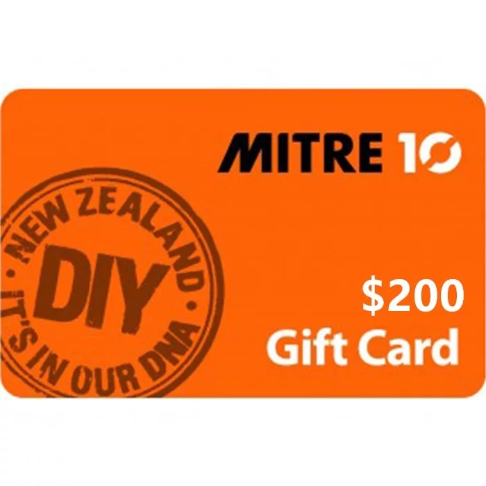 Mitre 10 $200 NZD Digital E-Gift Cards (Email Delivery) 1 Mitre 10 $200 NZD Digital E-Gift Cards (Email Delivery)