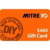 Mitre 10 $400 NZD Physical Gift Card (Express Delivery)