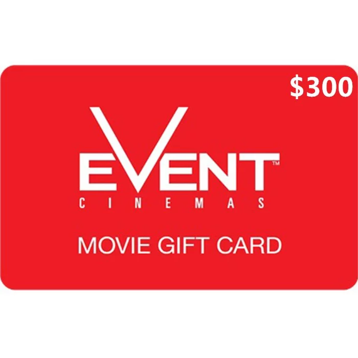 EVENT Cinemas $300 NZD Physical Gift Card (Express Delivery) 1 EVENT Cinemas $300 NZD Physical Gift Card (Express Delivery)