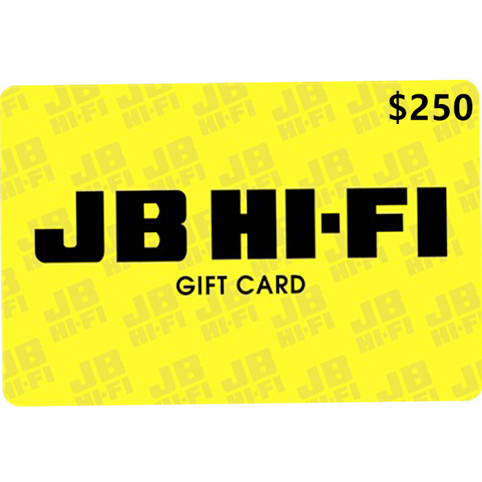 JB Hi-Fi $250 NZD Digital Gift Cards (Email Delivery) 1 JB Hi-Fi $250 NZD Digital Gift Cards (Email Delivery)