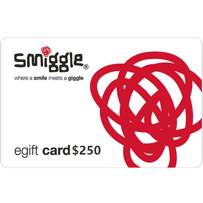 Smiggle $250 NZD Digital Gift Cards (Email Delivery) 1 Smiggle $250 NZD Digital Gift Cards (Email Delivery)