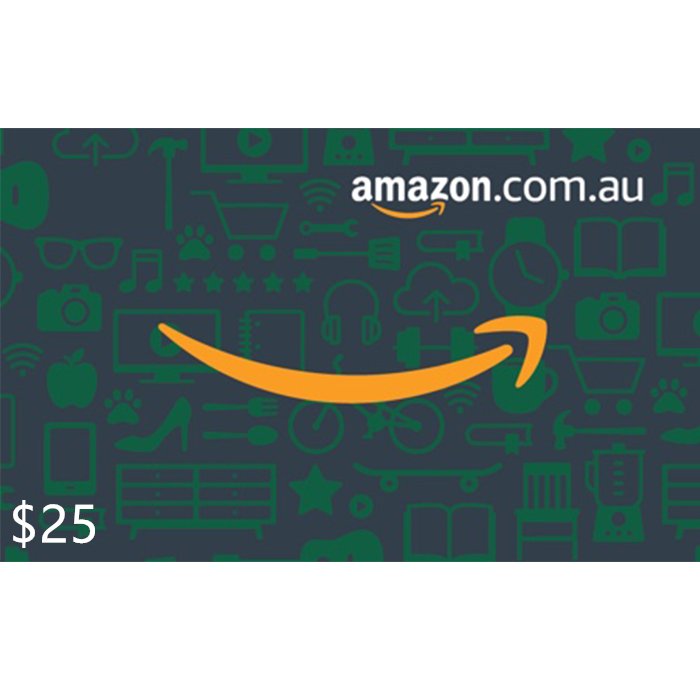 Amazon $25 AUD Digital Gift Card/Voucher (Email Delivery) 2 Amazon 25 AUD Digital Gift Cards Email Delivery 2