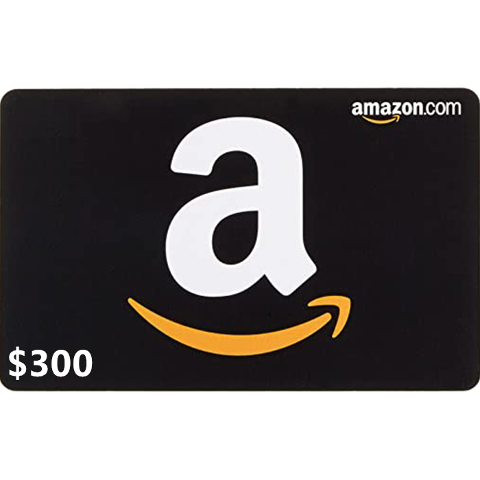 Amazon $300 USD Digital Gift Card/Voucher (Email Delivery) 1 Amazon $300 USD Digital Gift Card/Voucher (Email Delivery)