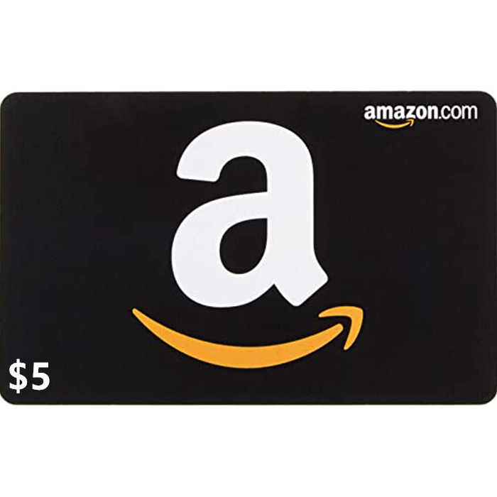 Amazon $5 USD Digital Gift Card/Voucher (Email Delivery) 1 Amazon $5 USD Digital Gift Card/Voucher (Email Delivery)