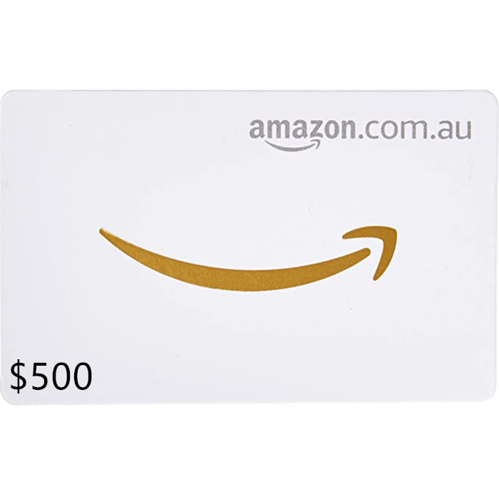 Amazon $500 AUD Digital Gift Card/Voucher (Email Delivery) 4 Amazon 500 AUD Digital Gift Cards Email Delivery 4