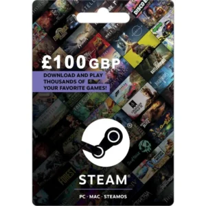 Steam £100 GBP (UK) Digital Gift Card (Email Delivery)