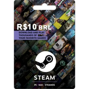 Steam R$10 BRL (BR) Digital Gift Card (Email Delivery)