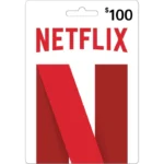 Netflix $100 USD Digital Gift Card (Email Delivery)