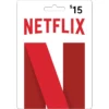 Netflix $15 USD Digital Gift Card (Email Delivery)