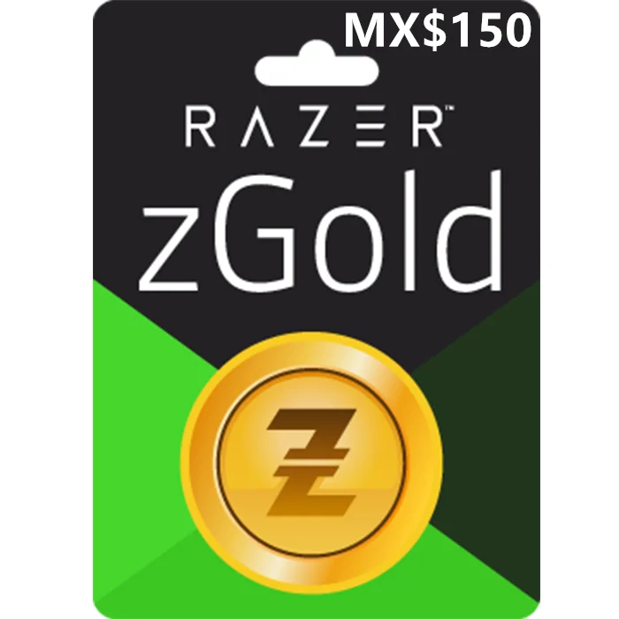Razer Gold MX$150 MXN Gift Card (Email Delivery) 2 Razer Gold MX150 MXN Gift Card Email Delivery 2