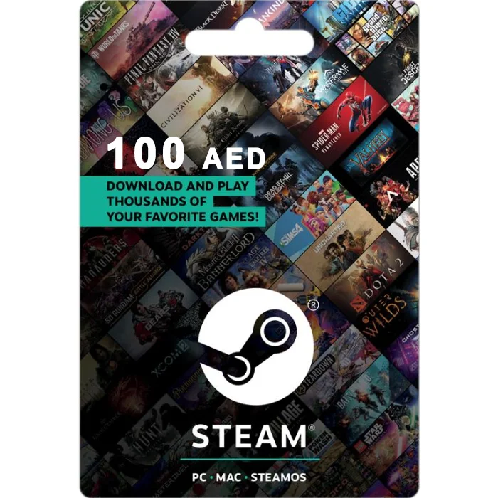 Steam 100 AED (UAE) Digital Gift Card (Email Delivery) 2 Steam 100 AED UAE Digital Gift Card Email Delivery 2