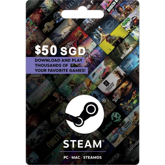 Steam $50 SGD (SG) Digital Gift Card (Email Delivery) 1 Steam $50 SGD (SG) Digital Gift Card (Email Delivery)