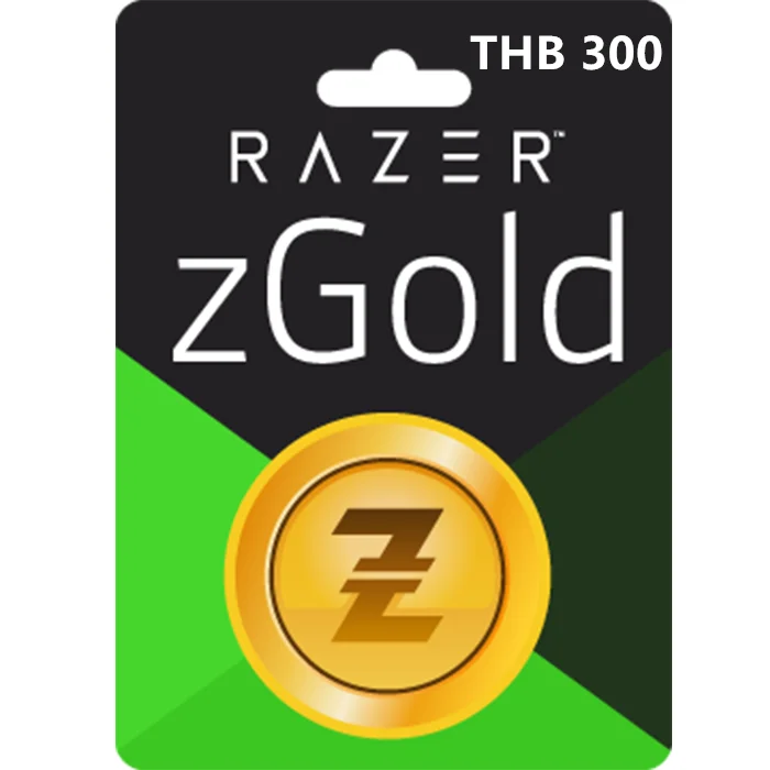 Razer Gold ฿300 THB Gift Card (Email Delivery) 2 Razer Gold ฿300 THB Digital Prepaid Gift Cards Email Delivery 2